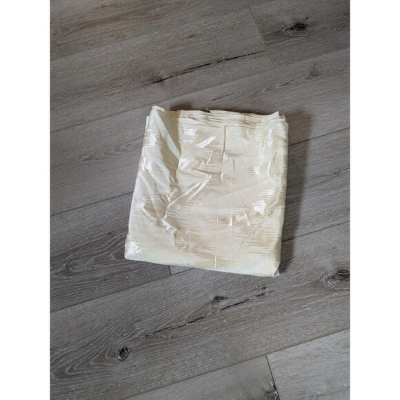 3 Yards Ivory Cream Jacquard Chevron Drapery Decor Fabric 46'' - Picture 5 of 5